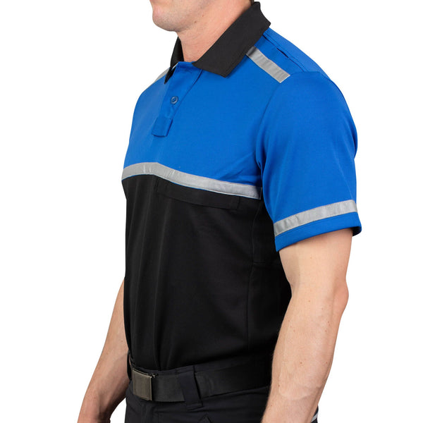 Cycling Patrol Polo Shirt Royal/Black