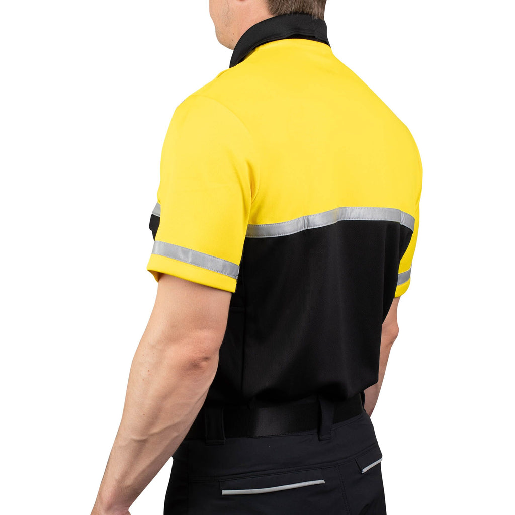 Bellwether 101 Bike Patrol Polo Shirt - Yellow/Black